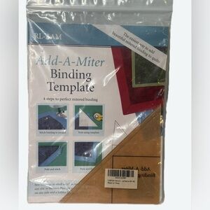 2/$30 NEW HONEYSEW Add-A-Miter Binding Template